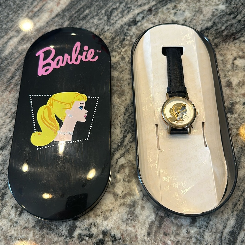 Vintage Barbie Silhouette Wristwatch 1995